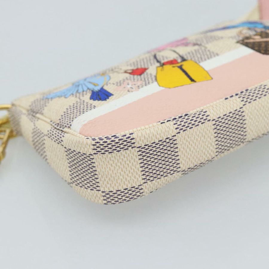 【日本直送】路易威登 Damier Azur 迷你手拿包配件袋 N64451 正品 183738SM-15