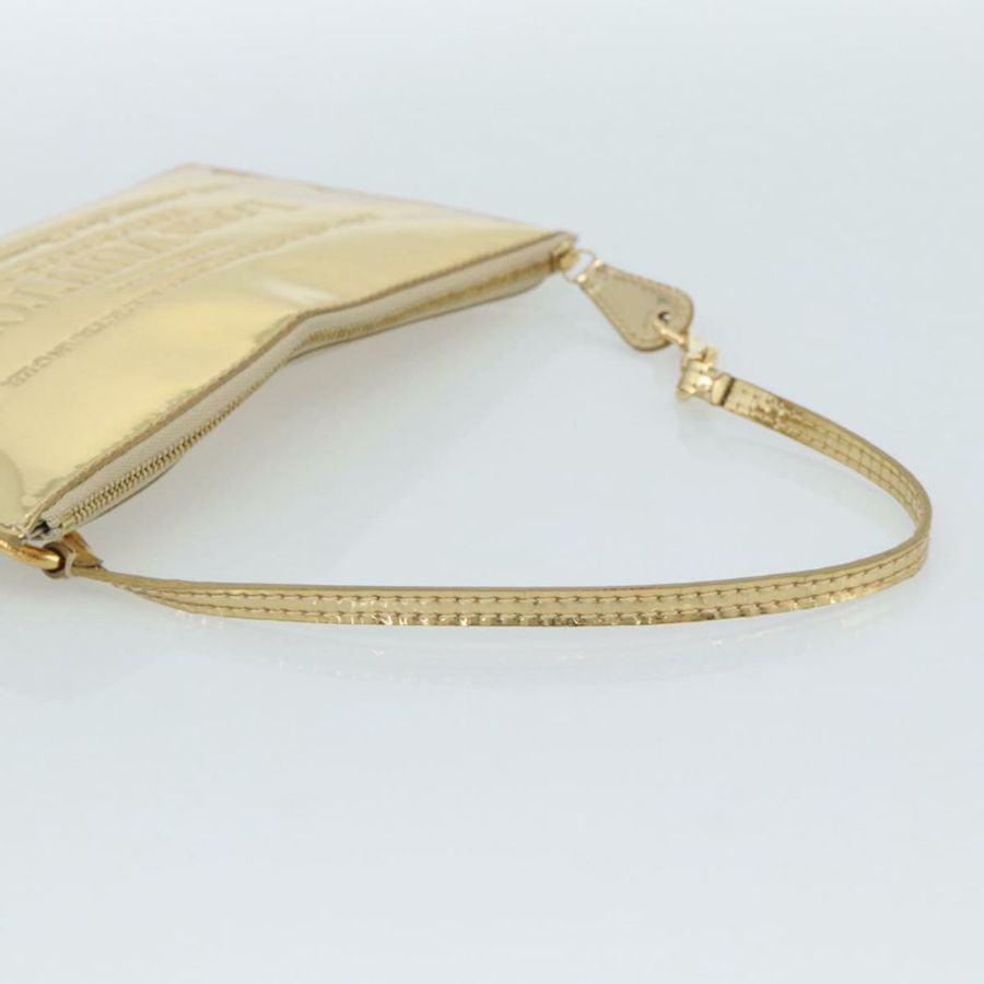 【日本直送】路易威登 Monogram Miroir Pochette Plat 手拿包金色 M95278 正品 183739V-6