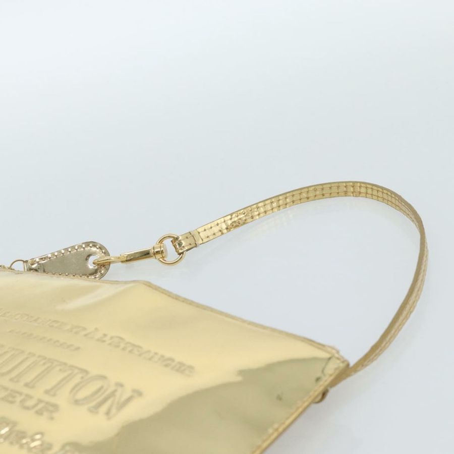 【日本直送】路易威登 Monogram Miroir Pochette Plat 手拿包金色 M95278 正品 183739V-7