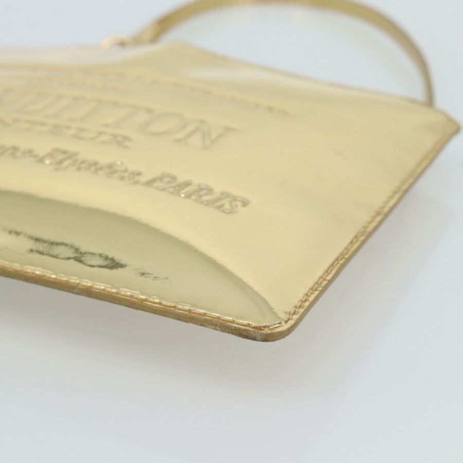 【日本直送】路易威登 Monogram Miroir Pochette Plat 手拿包金色 M95278 正品 183739V-13