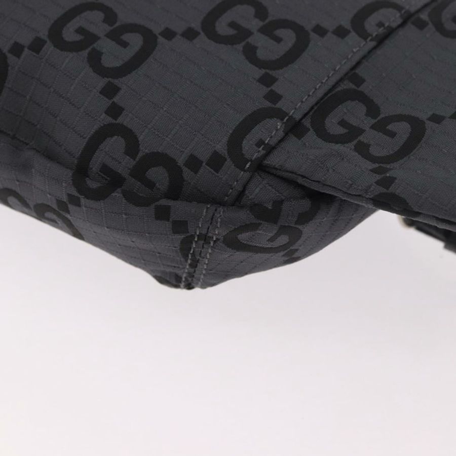 【日本直送】GUCCI GG帆布腰包 灰色/銀色 767934 正品 183092M-15