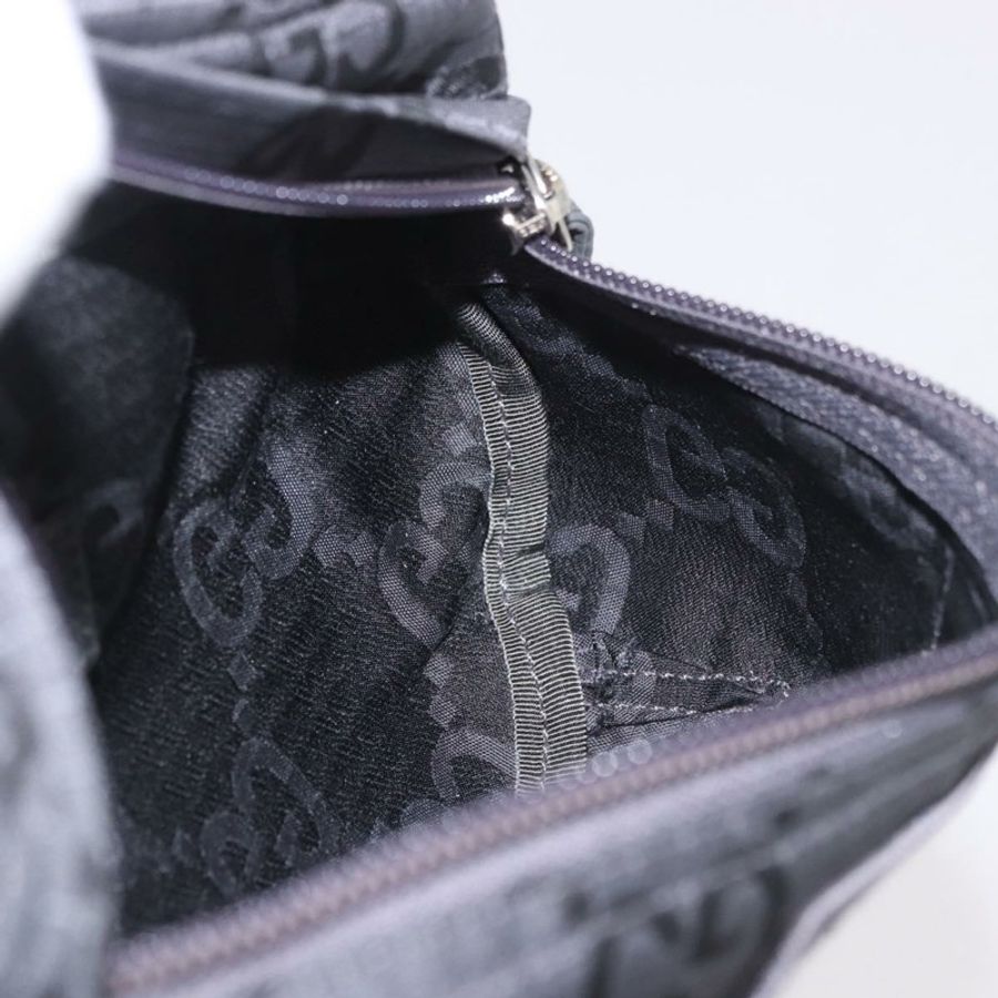 【日本直送】GUCCI GG帆布腰包 灰色/銀色 767934 正品 183092M-18