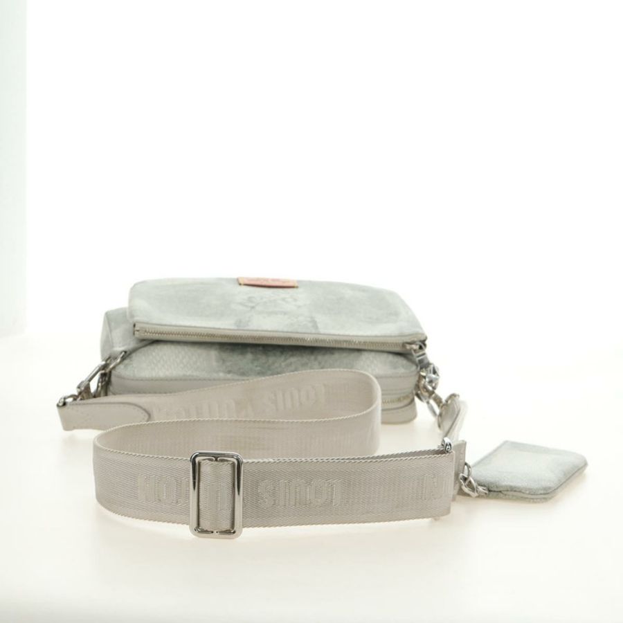 【日本直送】路易威登 Damier Salt Trio 斜背包 白色 N50068 正品 183100SM-6