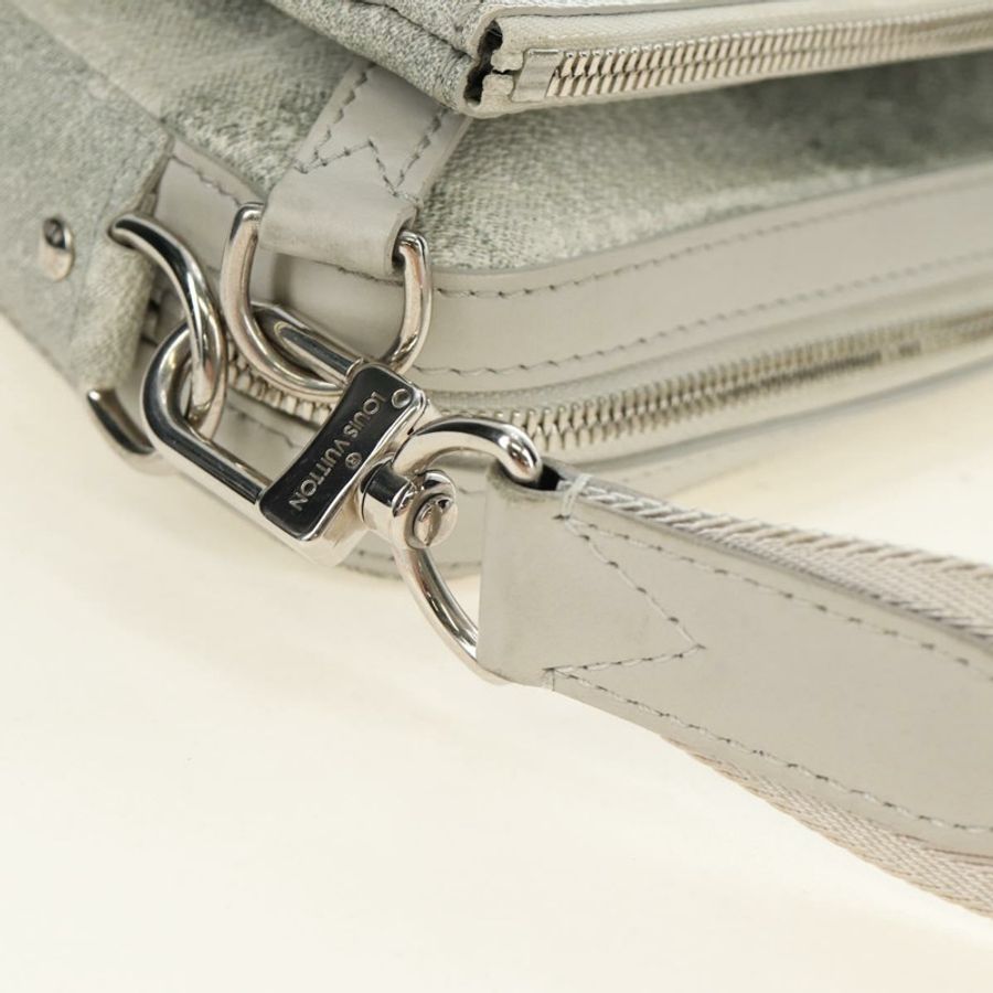 【日本直送】路易威登 Damier Salt Trio 斜背包 白色 N50068 正品 183100SM-15