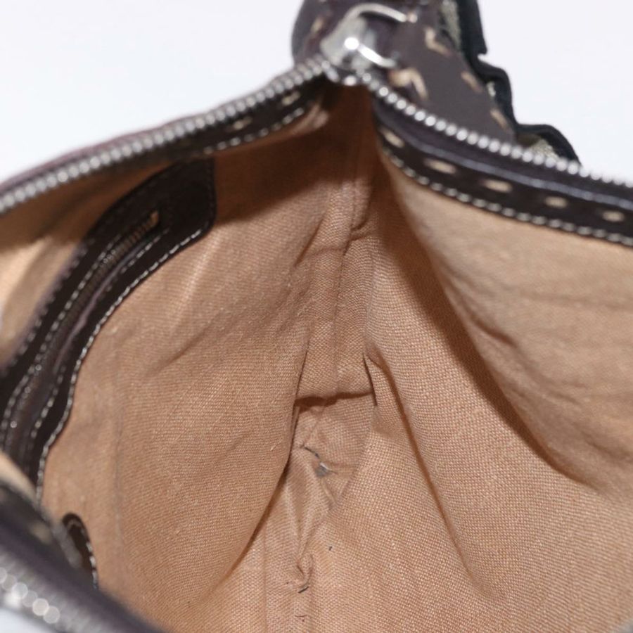 【日本直送】FENDI Celeria 單肩包,黑色銀色皮革,正品編號 183899A-18