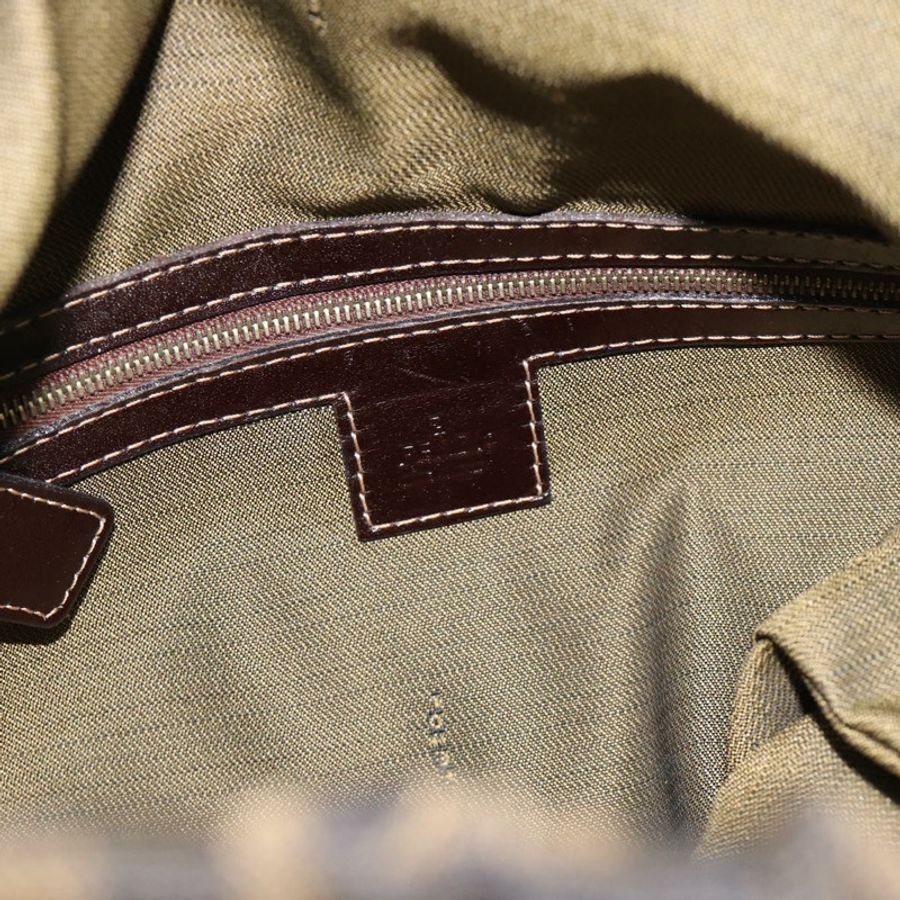 【日本直送】FENDI Zucca帆布手提包 黑色棕色 正品 184207A-8