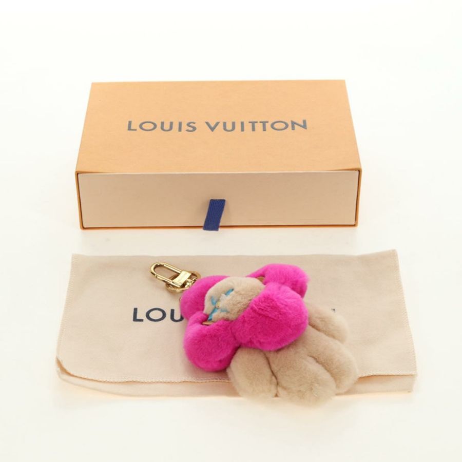 【日本直送】路易威登 Vivienne Vison 包飾 毛絨 米粉紅色 M00870 LV 正品 184237SM-11