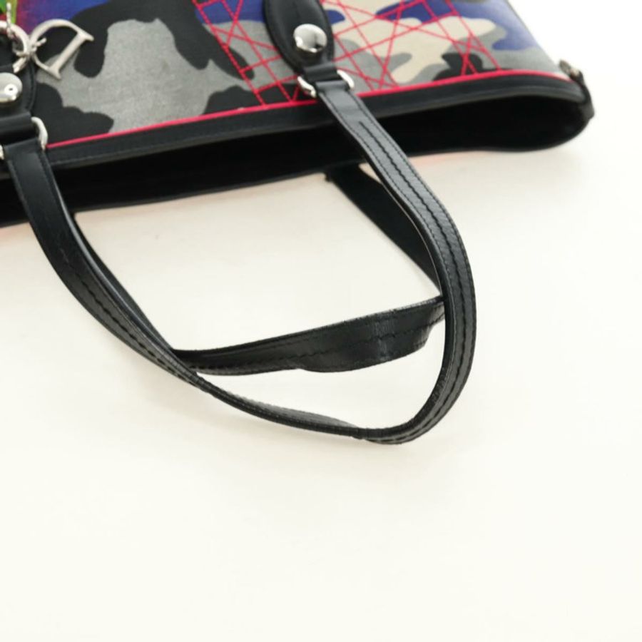 【日本直送】Christian Dior Anselmural 托特包 帆布 多色 銀色 正品 182566M-6
