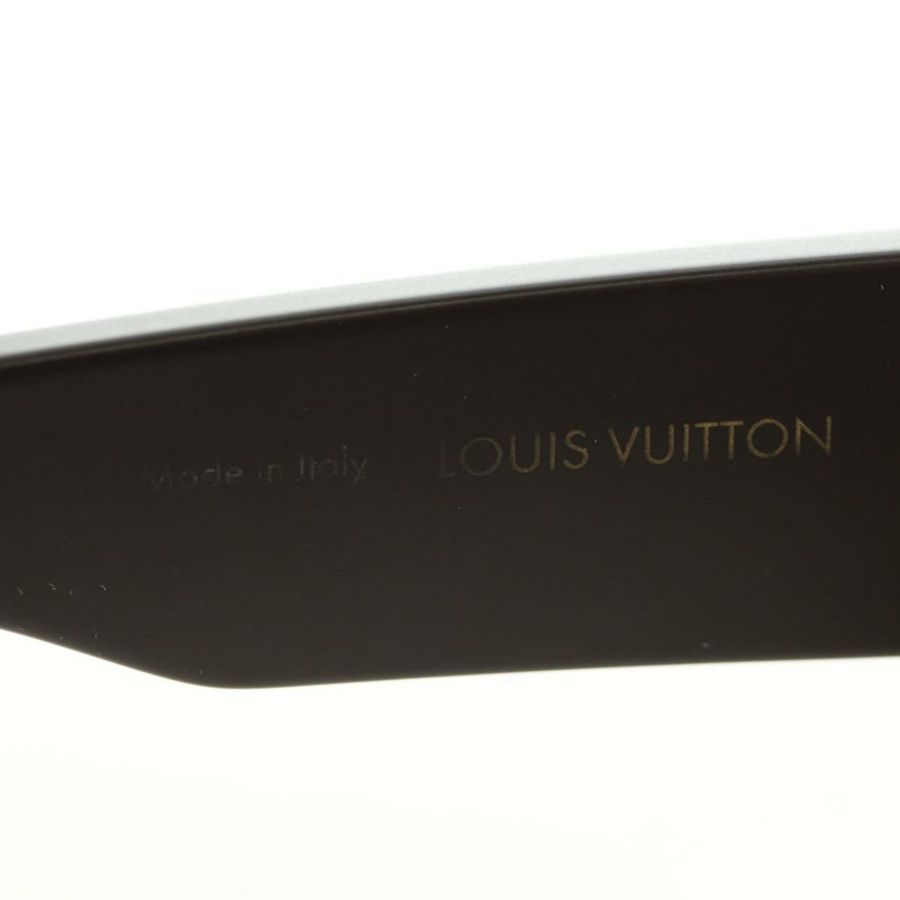 【日本直送】路易威登(LOUIS VUITTON)黑色塑膠太陽眼鏡 Z1671E LV Auth 184690M-20