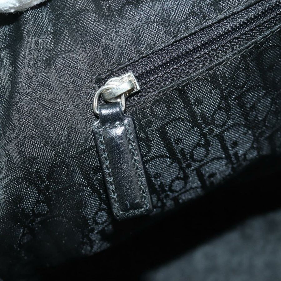 【日本直送】Christian Dior 波士頓包,黑色銀色真皮,正品,貨號 184720SAM-23