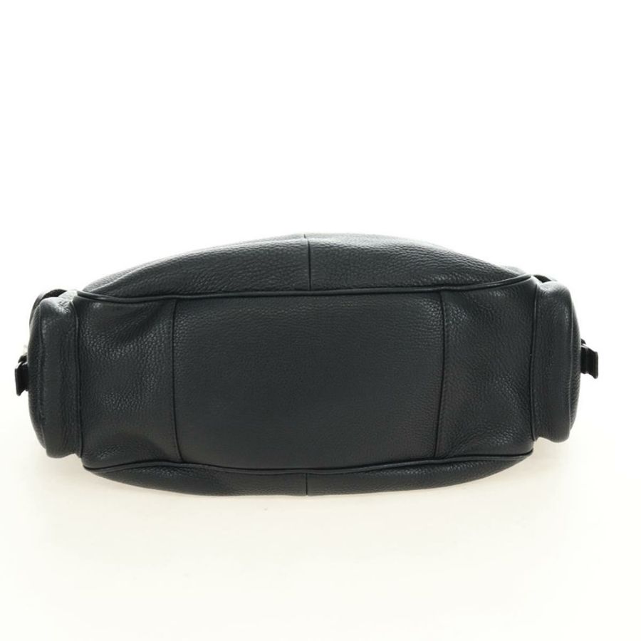 【日本直送】PRADA 黑色銀色皮革肩背包 正品 am11799V-4