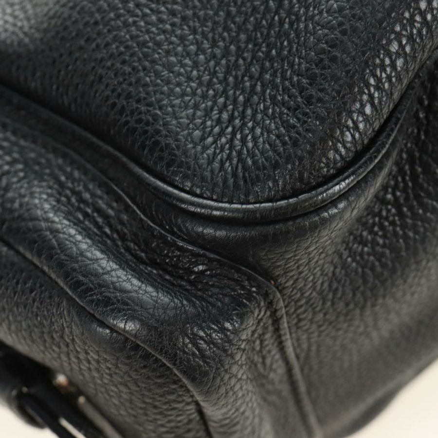 【日本直送】PRADA 黑色銀色皮革肩背包 正品 am11799V-13