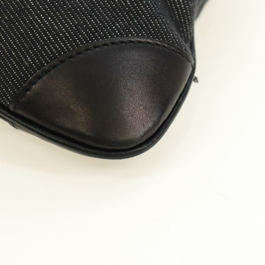 【日本直送】GUCCI Jackie 單肩包,牛仔布黑色銀色,貨號 90667,正品編號 184577SAM-15
