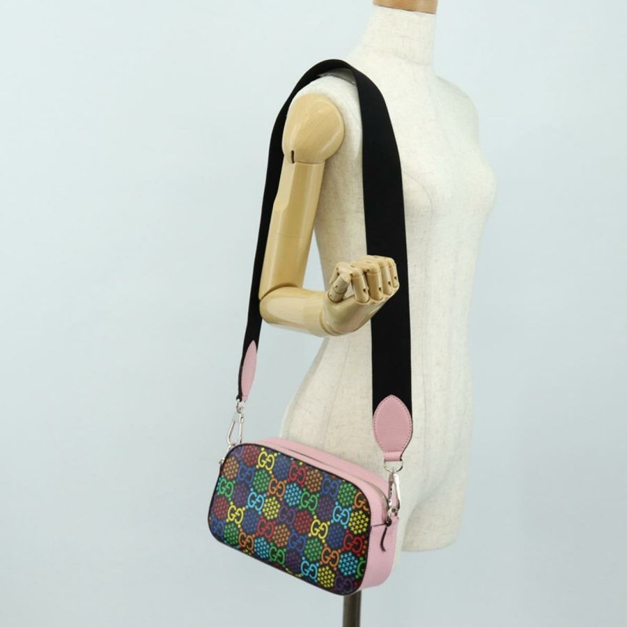 【日本直送】GUCCI GG迷幻風格單肩包 多色銀色 574886 正品 183722M-23