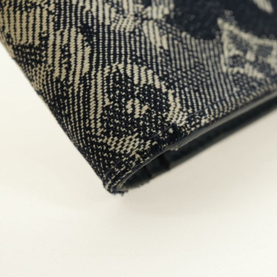 【日本直送】路易威登 Tapestry Brazza Portefeuille NM 錢包 海軍藍 M80032 LV Auth 184232M-6