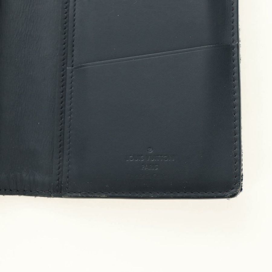 【日本直送】路易威登 Tapestry Brazza Portefeuille NM 錢包 海軍藍 M80032 LV Auth 184232M-19