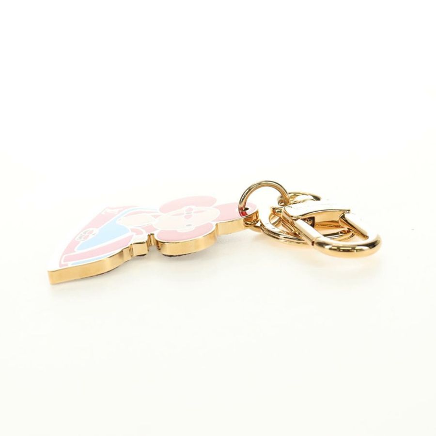 【日本直送】路易威登 Porte Cles 手袋吊飾 Vivienne Charm 金屬金色 M69860 LV Auth 184242M-14
