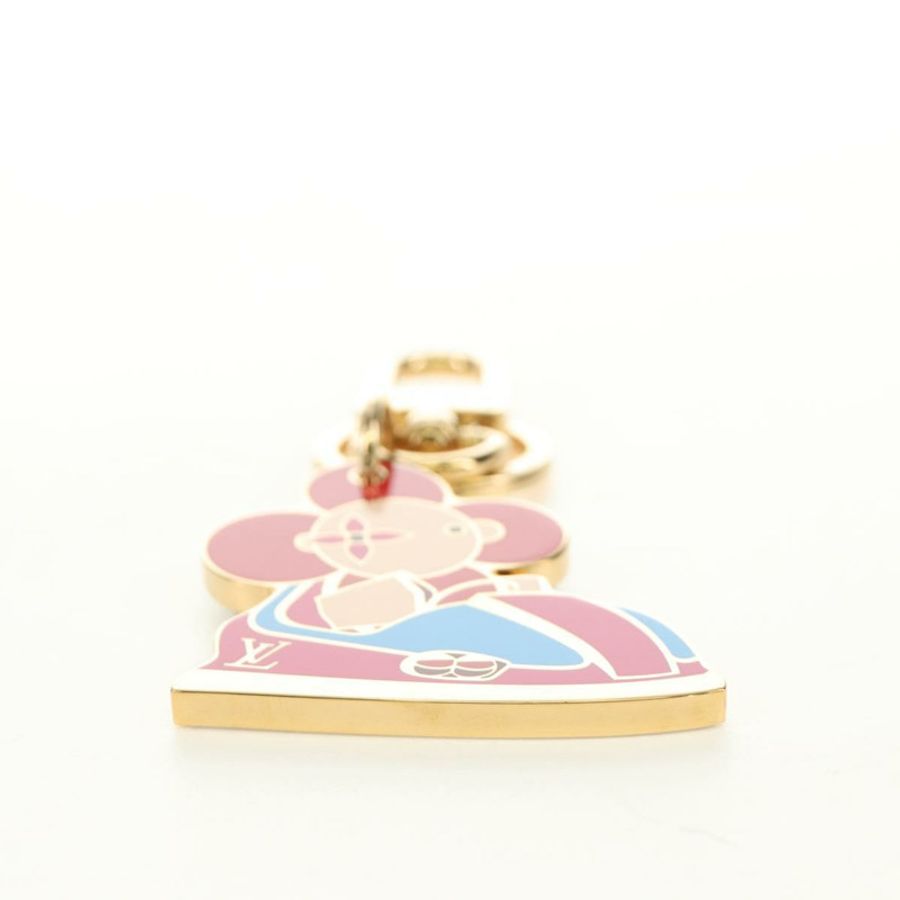 【日本直送】路易威登 Porte Cles 手袋吊飾 Vivienne Charm 金屬金色 M69860 LV Auth 184242M-16