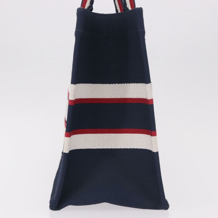 【日本直送】Christian Dior Alps Star Book Tote MM 帆布手提包,海軍藍,正品 am11812M-4