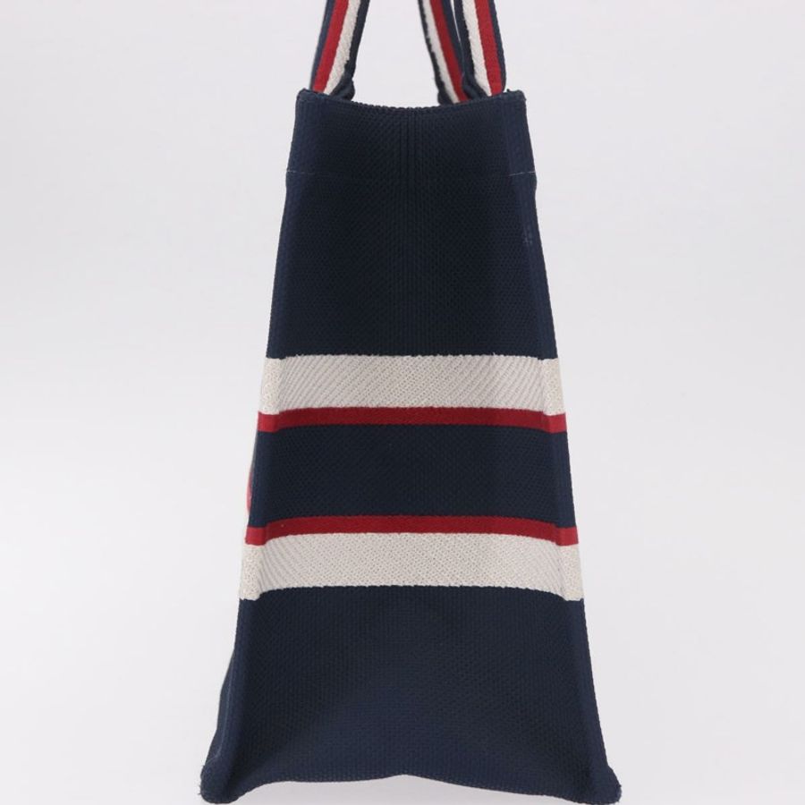 【日本直送】Christian Dior Alps Star Book Tote MM 帆布手提包,海軍藍,正品 am11812M-5