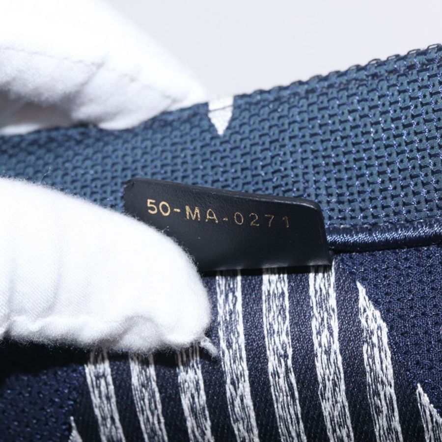 【日本直送】Christian Dior Alps Star Book Tote MM 帆布手提包,海軍藍,正品 am11812M-11