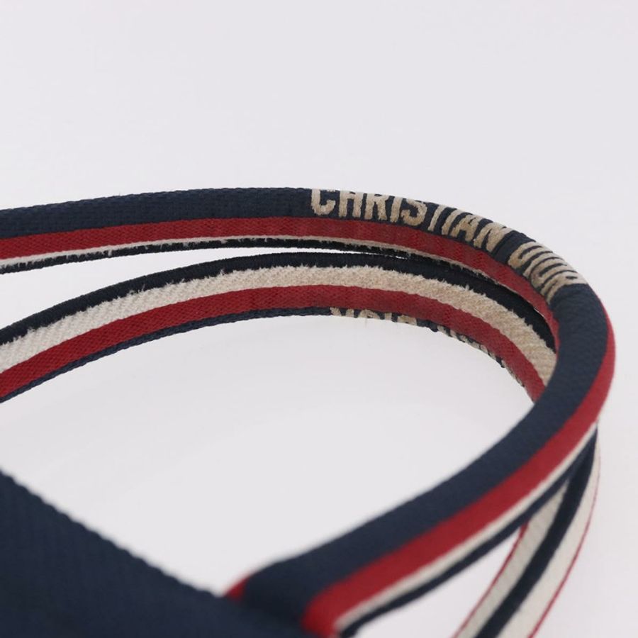 【日本直送】Christian Dior Alps Star Book Tote MM 帆布手提包,海軍藍,正品 am11812M-13