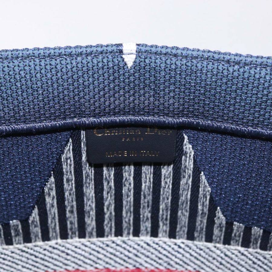 【日本直送】Christian Dior Alps Star Book Tote MM 帆布手提包,海軍藍,正品 am11812M-17