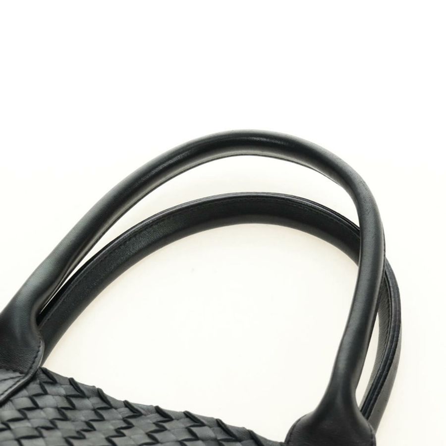 【日本直送】BOTTEGA VENETA INTRECCIATO Cabas MM 手提包,黑色皮革,貨號 115664,正品 am11798SM-7