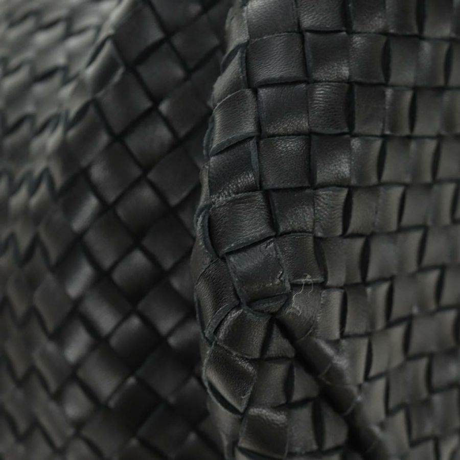 【日本直送】BOTTEGA VENETA INTRECCIATO Cabas MM 手提包,黑色皮革,貨號 115664,正品 am11798SM-8
