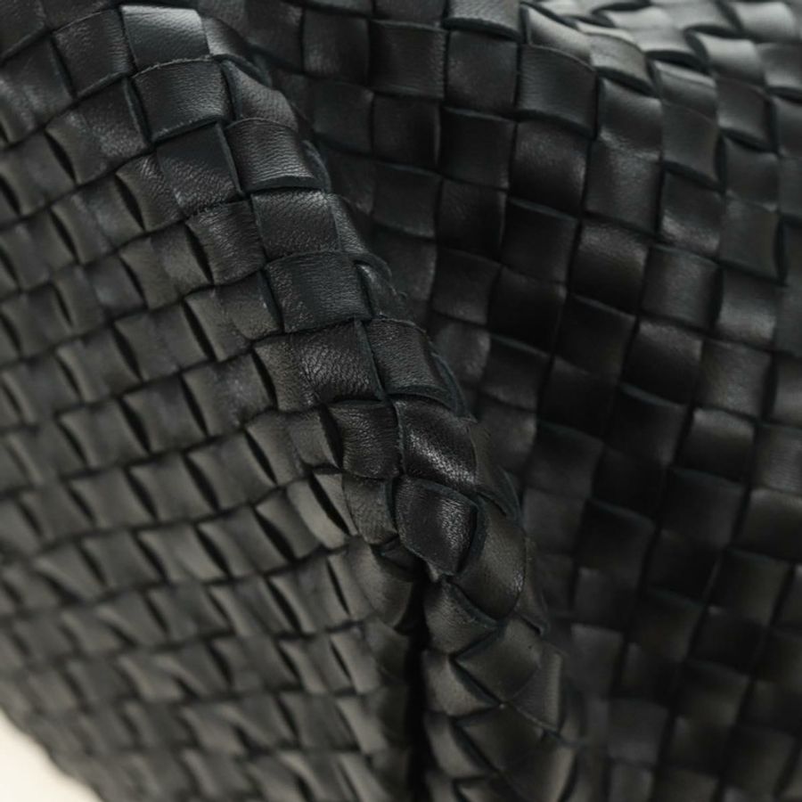 【日本直送】BOTTEGA VENETA INTRECCIATO Cabas MM 手提包,黑色皮革,貨號 115664,正品 am11798SM-13