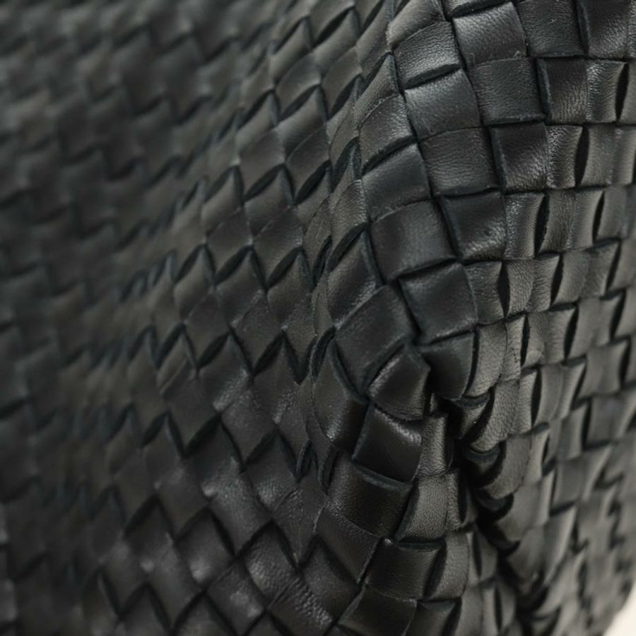 【日本直送】BOTTEGA VENETA INTRECCIATO Cabas MM 手提包,黑色皮革,貨號 115664,正品 am11798SM-14