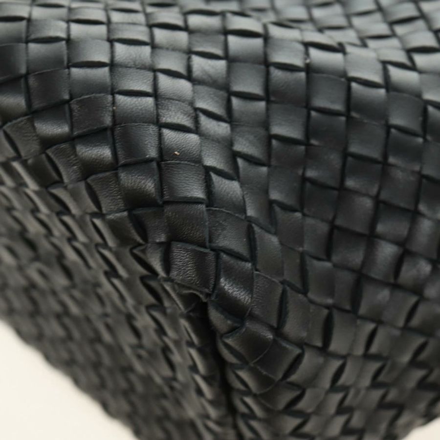 【日本直送】BOTTEGA VENETA INTRECCIATO Cabas MM 手提包,黑色皮革,貨號 115664,正品 am11798SM-15