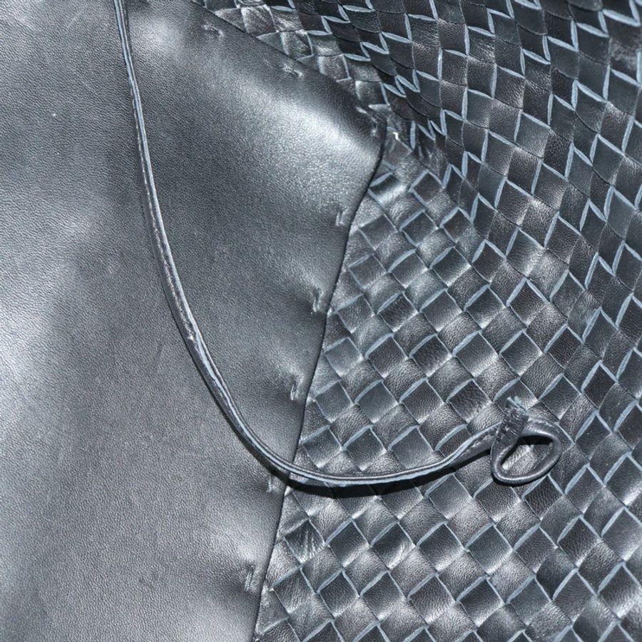 【日本直送】BOTTEGA VENETA INTRECCIATO Cabas MM 手提包,黑色皮革,貨號 115664,正品 am11798SM-18