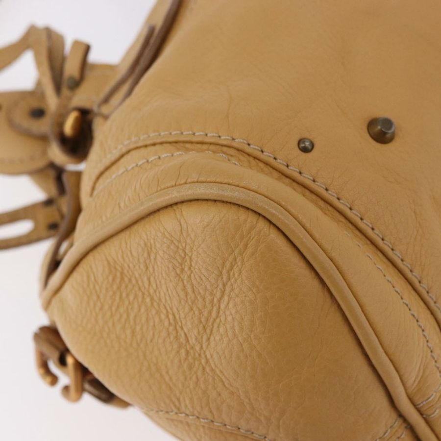 【日本直送】Chloe Paddington 手提包 皮革 米色 金色銀色 正品 am11792V-7
