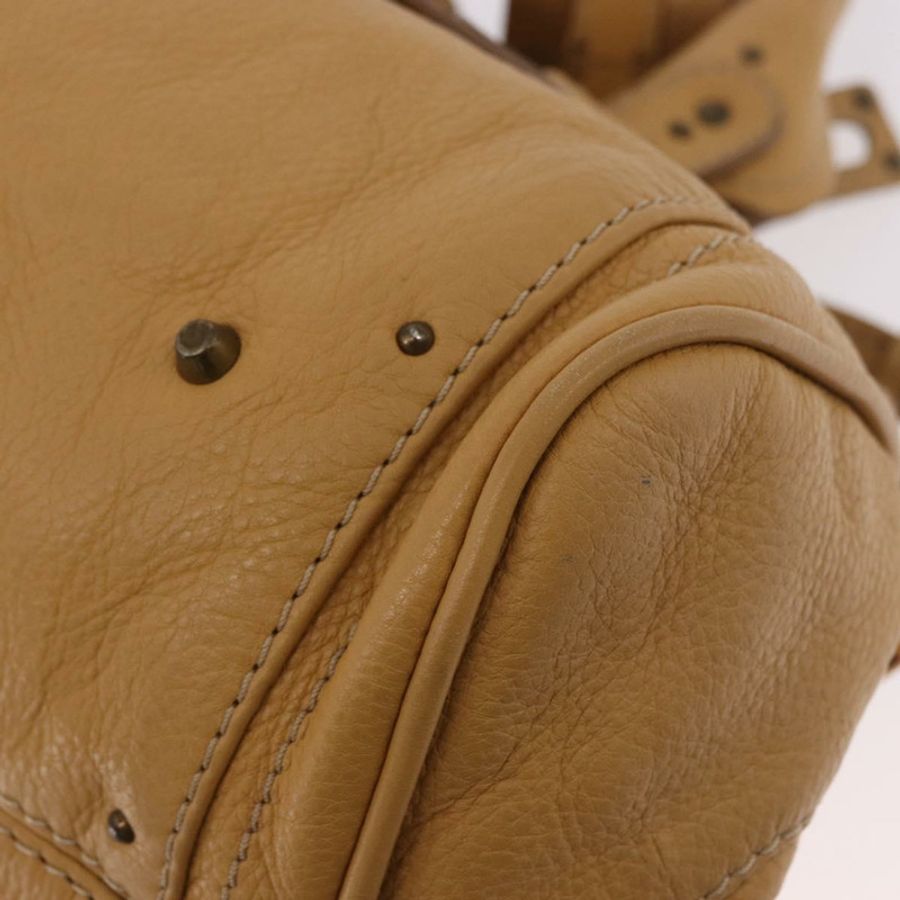 【日本直送】Chloe Paddington 手提包 皮革 米色 金色銀色 正品 am11792V-16