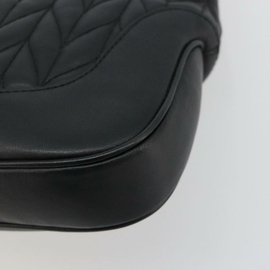 【日本直送】GUCCI Jackie 單肩包,黑色金色皮革,001 4015,正品編號 184729V-14