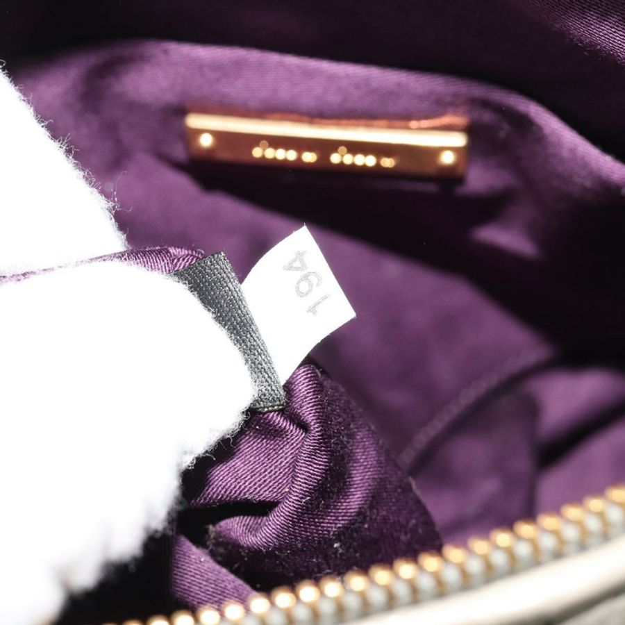 【日本直送】Miu Miu Matelasse 皮革配件包 灰色 金 正品 184365M-10