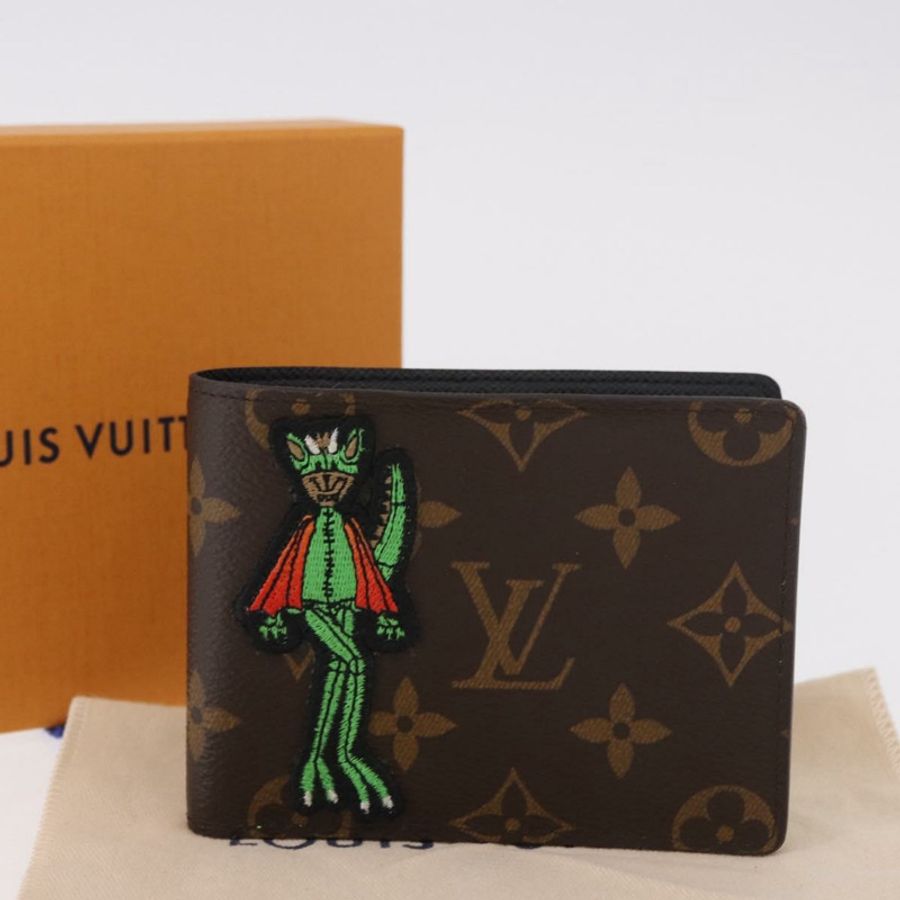 【日本直送】路易威登 Animal Monogram Portefeuille Slender NM M80156 Auth 184392SM-11