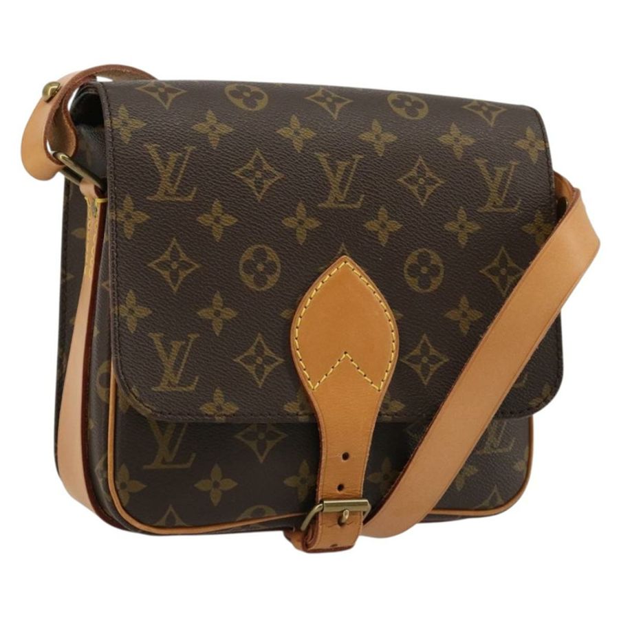 【日本直送】路易威登 Monogram Cartouchiere MM 肩背包 M51253 LV Auth 183209-0