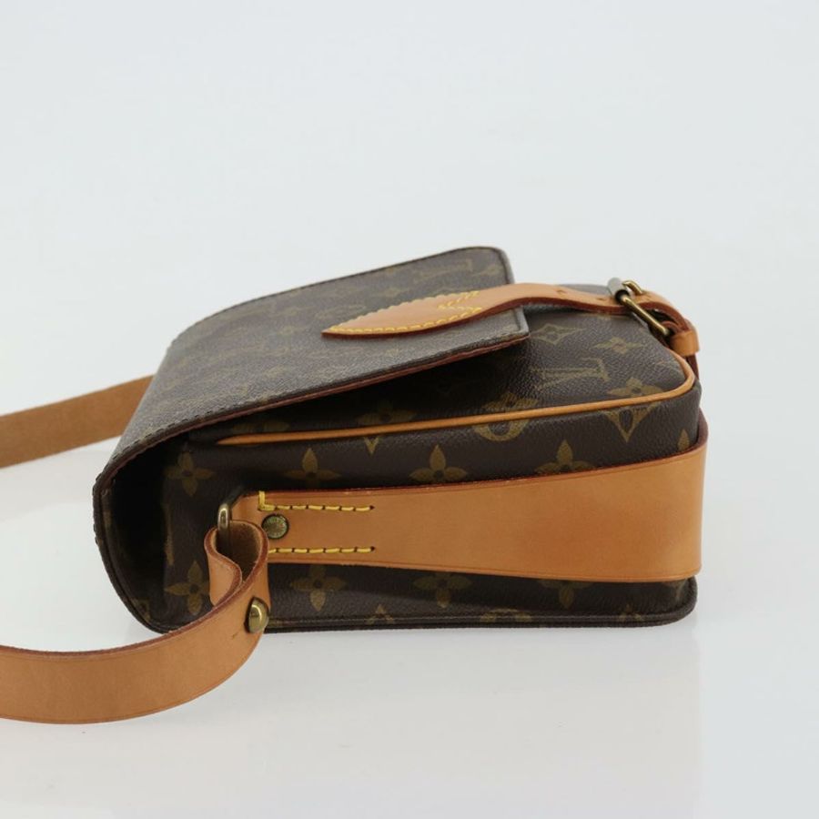 【日本直送】路易威登 Monogram Cartouchiere MM 肩背包 M51253 LV Auth 183209-3