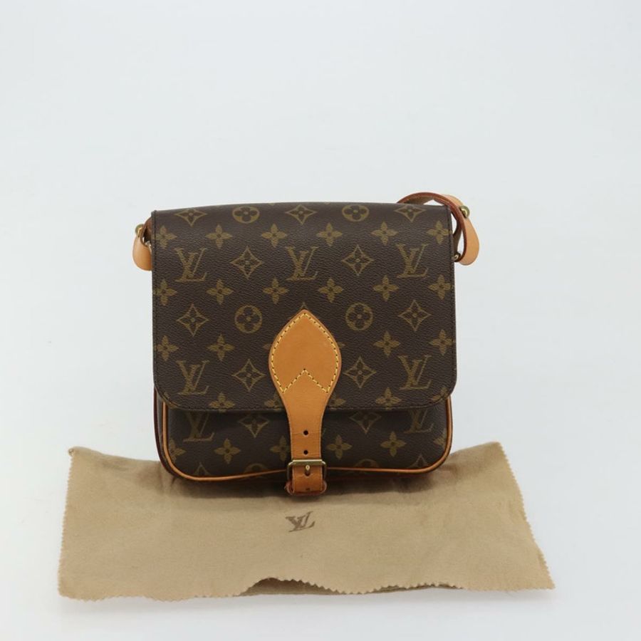 【日本直送】路易威登 Monogram Cartouchiere MM 肩背包 M51253 LV Auth 183209-11