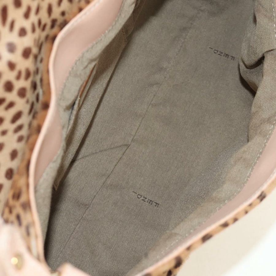 【日本直送】FENDI 手提包 Unborn 小牛皮 米色 金色 正品 am11805SAV-9