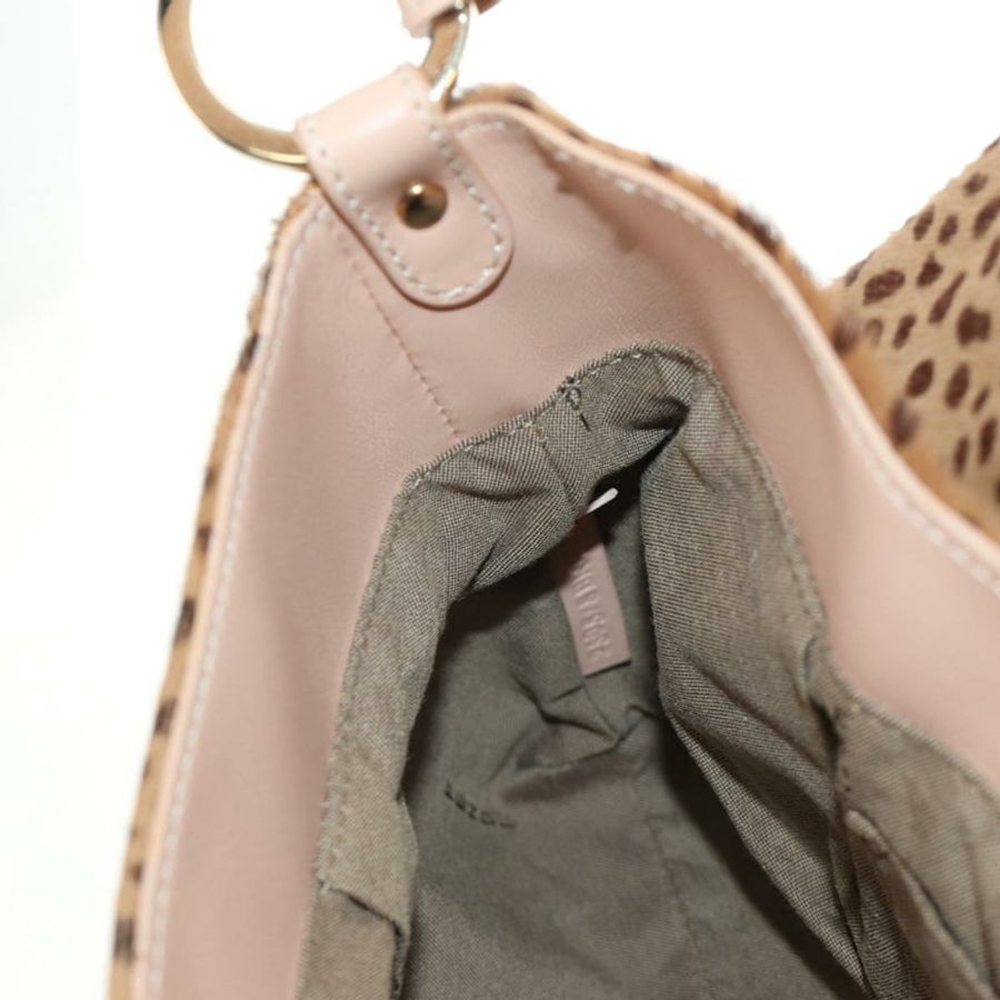 【日本直送】FENDI 手提包 Unborn 小牛皮 米色 金色 正品 am11805SAV-25