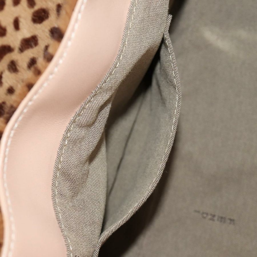 【日本直送】FENDI 手提包 Unborn 小牛皮 米色 金色 正品 am11805SAV-26