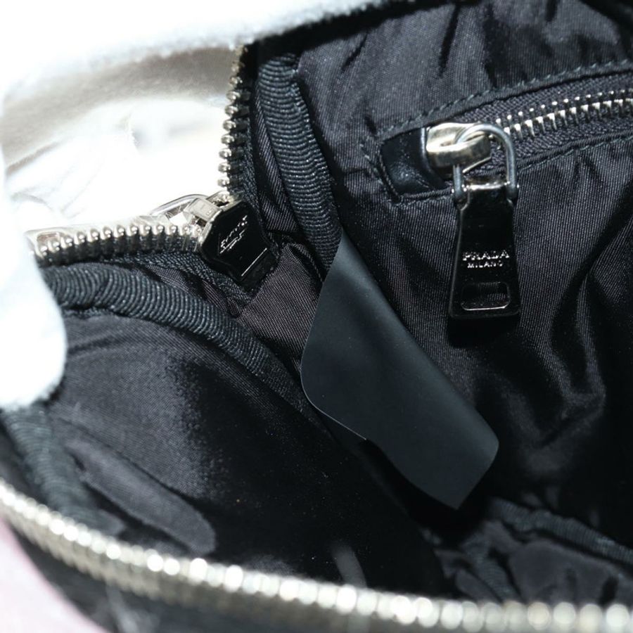 【日本直送】PRADA 鏈條單肩包 毛絨 粉紅色 銀色 正品 184728SAM-21