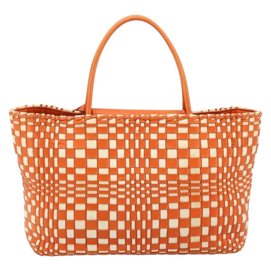 【日本直送】BOTTEGA VENETA INTRECCIATO 手袋皮革橙色銀色正品 am11786A-1