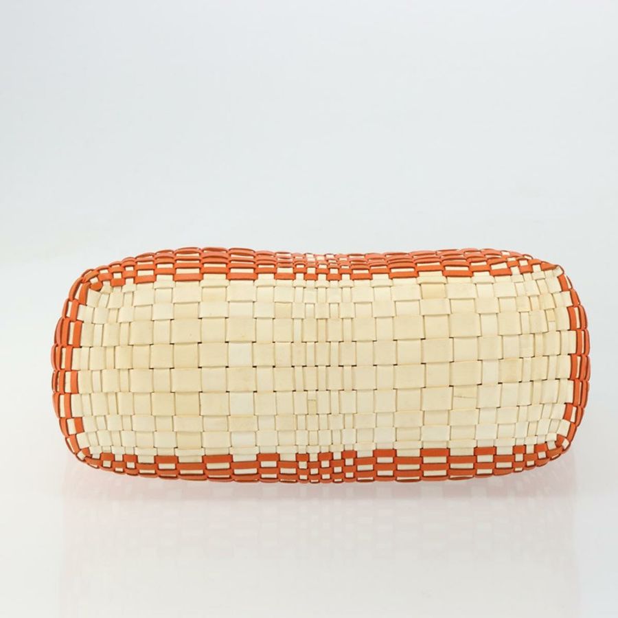 【日本直送】BOTTEGA VENETA INTRECCIATO 手袋皮革橙色銀色正品 am11786A-4
