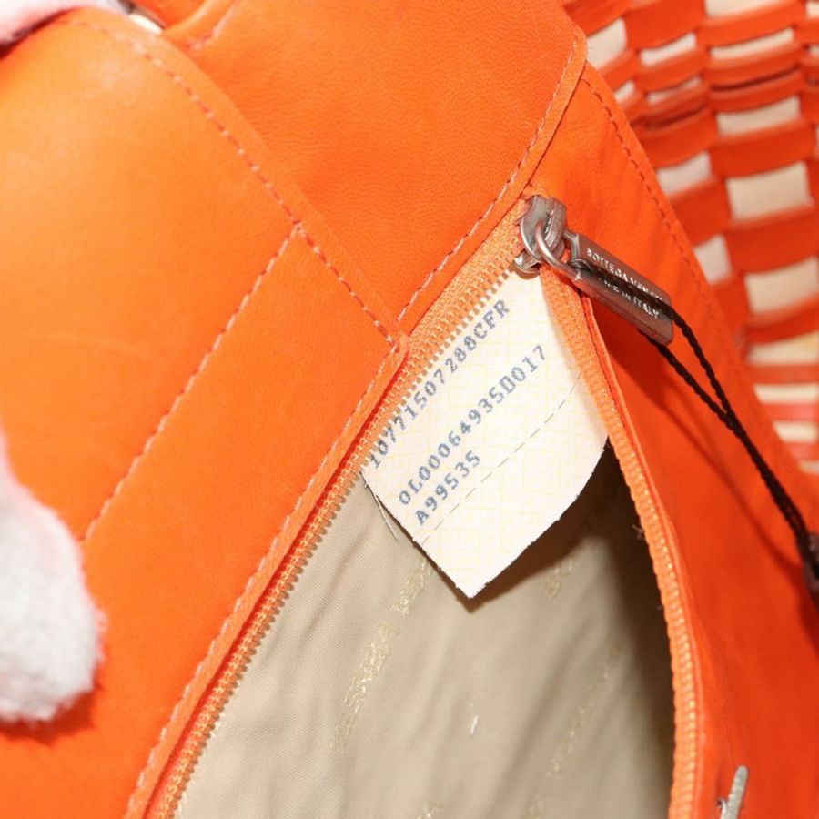【日本直送】BOTTEGA VENETA INTRECCIATO 手袋皮革橙色銀色正品 am11786A-10