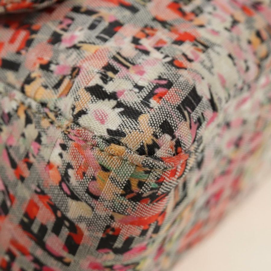 【日本直送】FENDI Zucchino 帆布 Mamma Baguette 單肩包 粉紅金色 正品 165298SAV-14