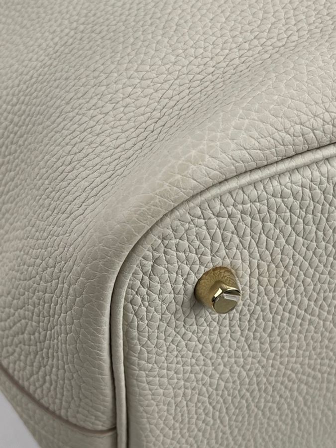 Hermès 愛馬仕菜籃子22 奶昔白 B刻-3